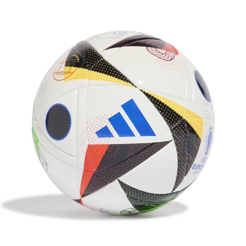 adidas EURO24 Kids League Fußball - weiß/schwarz/blau