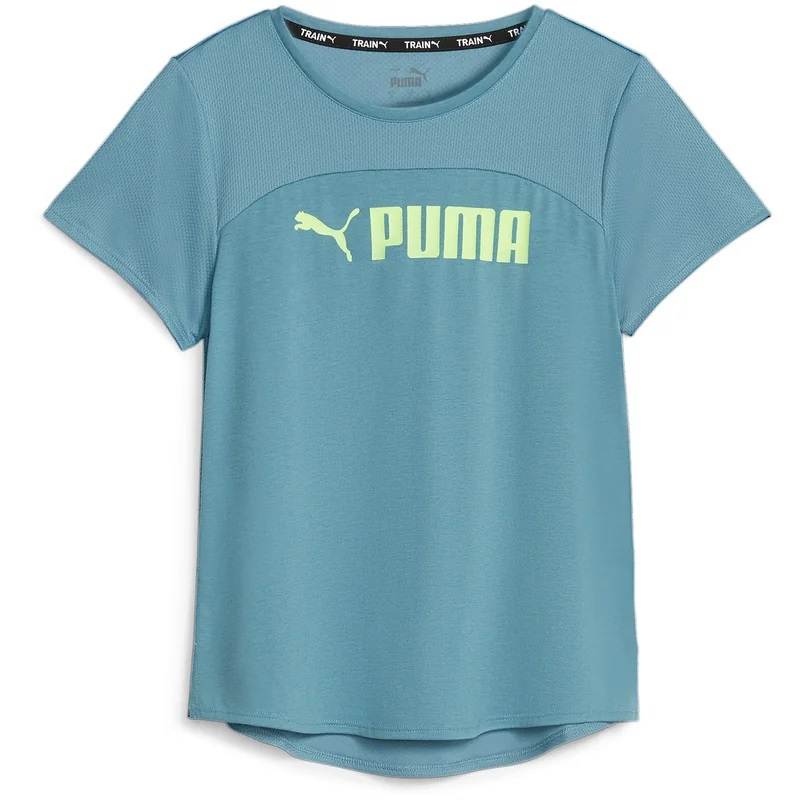 Puma Fit Logo Ultrabreathe T-Shirt Damen - blau/grün