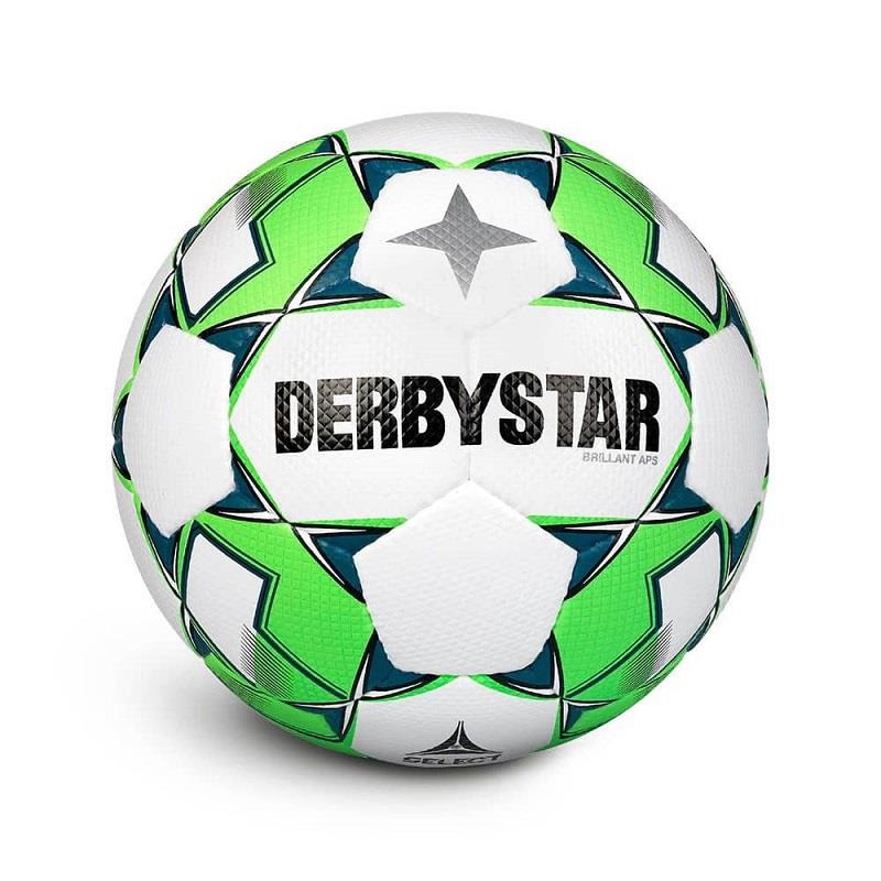 Derbystar Brillant APS Fußball Gr. 5 - weiß/grün/grau
