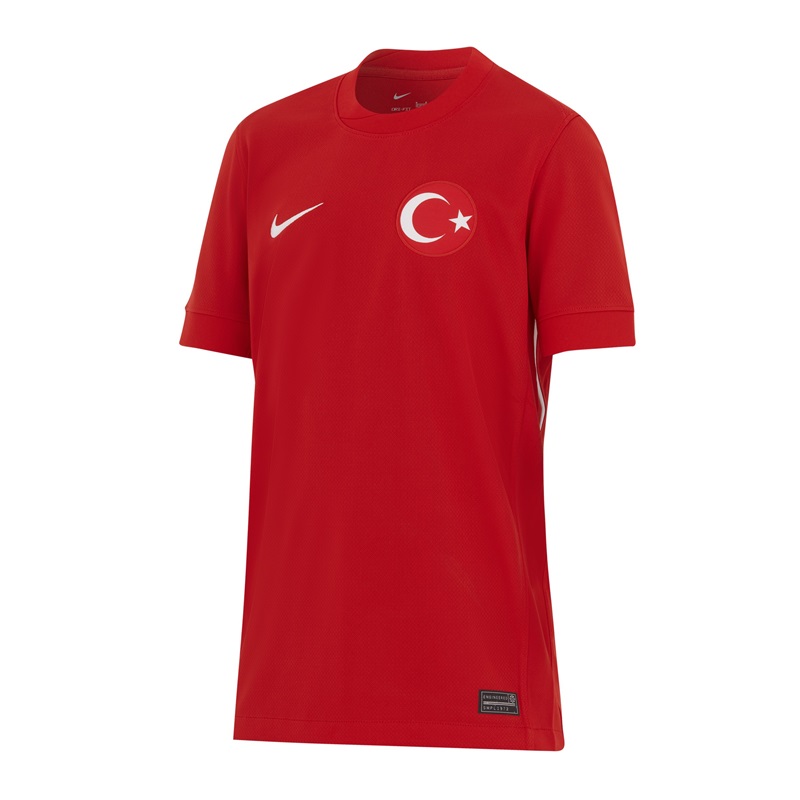 Nike Türkei Trikot Away EURO24 Kinder - rot/weiß