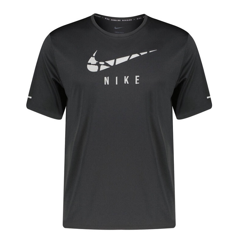 Nike Run Division T-Shirt Herren - schwarz