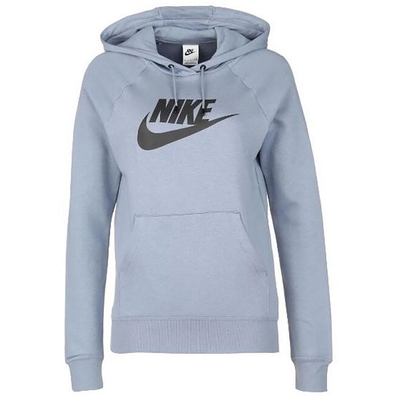 Nike Sportswear Essential Fleece Hoodie Damen - blau