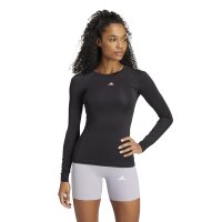adidas Techfit Training Longsleeve Damen - schwarz