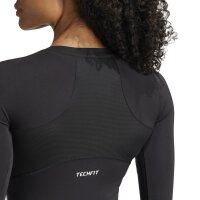 adidas Techfit Training Longsleeve Damen - schwarz