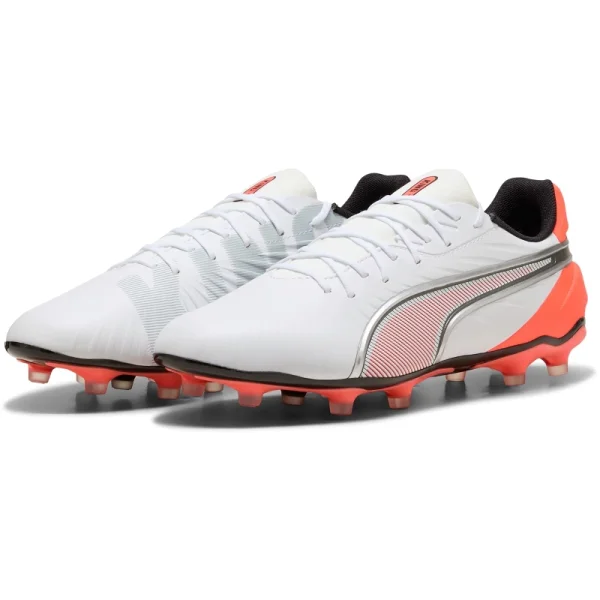 Puma King Match FG/AG Herren - weiß/rot/schwarz