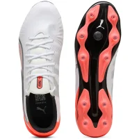 Puma King Match FG/AG Herren - weiß/rot/schwarz