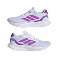 adidas Runfalcon 5 Laufschuhe Damen - white/purple burst/semi blue burst