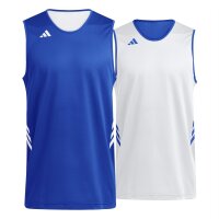 adidas 3G Speed Basketballtrikot Kinder - blau/weiß