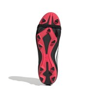 adidas Predator Club Fold-Over Tongue Firm Ground/Multi Ground Fußballschuhe - core black/white/lucid red