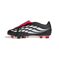 adidas Predator Club Fold-Over Tongue Firm Ground/Multi Ground Fußballschuhe - core black/white/lucid red
