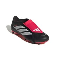 adidas Predator Club Fold-Over Tongue Firm Ground/Multi Ground Fußballschuhe - core black/white/lucid red