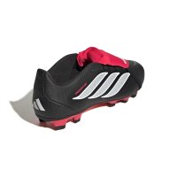 adidas Predator Club Fold-Over Tongue Firm Ground/Multi Ground Fußballschuhe - core black/white/lucid red