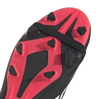 adidas Predator Club Fold-Over Tongue Firm Ground/Multi Ground Fußballschuhe - core black/white/lucid red