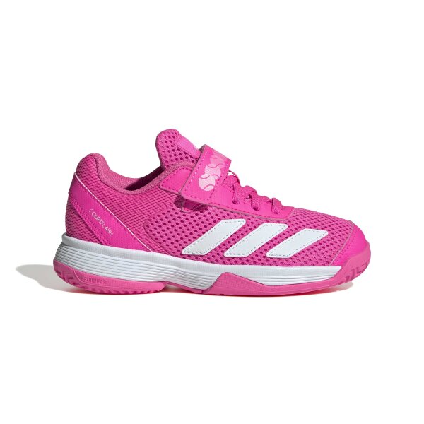 adidas Courtflash Hook-And-Loop Kids Tennisschuhe Kinder - lucid pink/white/lucid pink