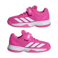 adidas Courtflash Hook-And-Loop Kids Tennisschuhe Kinder - lucid pink/white/lucid pink