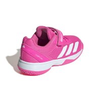 adidas Courtflash Hook-And-Loop Kids Tennisschuhe Kinder - lucid pink/white/lucid pink