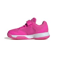 adidas Courtflash Hook-And-Loop Tennisschuhe Kinder - lucid pink/white/lucid pink