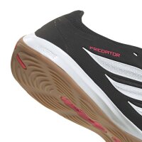 adidas Predator League Fold-Over Tongue Indoor Fußballschuhe - core black/white/lucid red