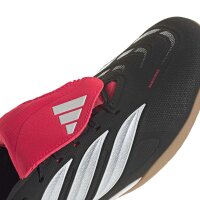 adidas Predator League Fold-Over Tongue Indoor Fußballschuhe - core black/white/lucid red