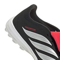 adidas Predator League Fold-Over Tongue Turf Fußballschuhe - core black/white/lucid red