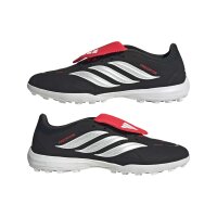 adidas Predator League Fold-Over Tongue Turf Fußballschuhe - core black/white/lucid red