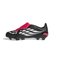 adidas Predator League Fold-Over Tongue Kids Fußballschuhe Für Feste Böden Kinder - core black/white/lucid red