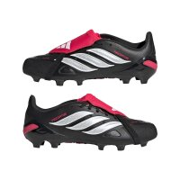 adidas Predator League Fold-Over Tongue Kids Fußballschuhe Für Feste Böden Kinder - core black/white/lucid red
