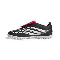 adidas Predator Club Fold-Over Tongue Turf Fußballschuhe - core black/white/lucid red