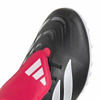 adidas Predator Club Fold-Over Tongue Turf Fußballschuhe - core black/white/lucid red