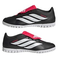 adidas Predator Club Fold-Over Tongue Turf Fußballschuhe Unisex - core black/white/lucid red