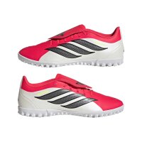 adidas Predator Club Fold-Over Tongue Turf Fußballschuhe - lucid red/core black/white