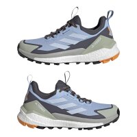 adidas Terrex Free Hiker 2.0 Low Gore-Tex Wanderschuhe Damen - glow blue/crystal sky/aurora onix
