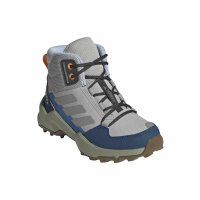 adidas Terrex Ax4R Mid Wanderschuhe Kinder - grey two/reflective silver/glow blue