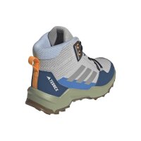 adidas Terrex Ax4R Mid Wanderschuhe Kinder - grey two/reflective silver/glow blue