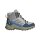 adidas Terrex Ax4R Mid Wanderschuhe Kinder - grey two/reflective silver/glow blue