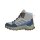 adidas Terrex Ax4R Mid Wanderschuhe Kinder - grey two/reflective silver/glow blue