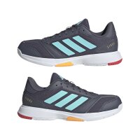 adidas Ligra 8 Indoor Schuhe Herren - aurora onix/flash aqua/semi lucid red