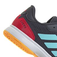 adidas Ligra 8 Indoor Kids Schuhe Kinder - aurora onix/flash aqua/semi lucid red