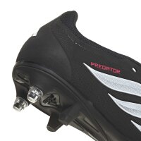 adidas Predator League Fold-Over Tongue Soft Ground Fußballschuhe - core black/white/lucid red