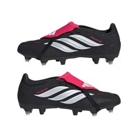 adidas Predator League Fold-Over Tongue Soft Ground Fußballschuhe - core black/white/lucid red