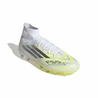 adidas F50 Sparkfusion Pro Fg/Ag Fußballschuhe Damen - white/iron met./hi-res yellow