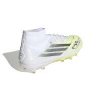 adidas F50 Sparkfusion Pro Fg/Ag Fußballschuhe Damen - white/iron met./hi-res yellow