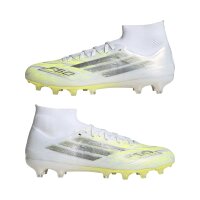 adidas F50 Sparkfusion Pro Fg/Ag Fußballschuhe Damen - white/iron met./hi-res yellow