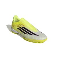 adidas F50 League Laceless Turf-Fußballschuhe - team solar yellow 2/core black/lucid red
