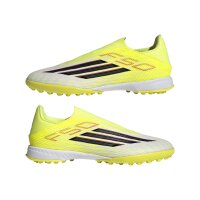 adidas F50 League Laceless Turf-Fußballschuhe - team solar yellow 2/core black/lucid red