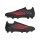 adidas F50 League Laceless Firm Ground / Multi Ground Fußballschuhe - core black/lucid red/core black