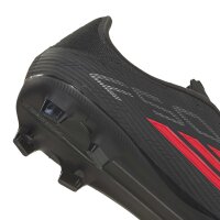 adidas F50 League Firm Ground/Multi Ground Fußballschuhe - core black/lucid red/core black