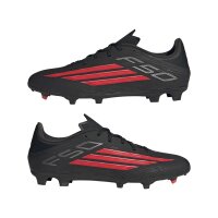 adidas F50 League Firm Ground/Multi Ground Fußballschuhe - core black/lucid red/core black