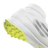 adidas F50 Sparkfusion League Mid Cut Turf Fußballschuhe Damen Damen - white/iron met./hi-res yellow