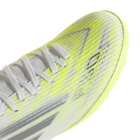 adidas F50 Sparkfusion League Mid Cut Turf Fußballschuhe Damen Damen - white/iron met./hi-res yellow